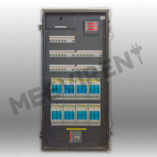 Verteiler Powerlock 400A auf 1x Powerlock 400A, 4x CEE 125A, 4x CEE 63A, 4x CEE 32A, 4x CEE 16A, 6x Schuko, 1x PE-Dinse – Bild 4