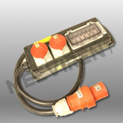 Verteiler CEE 63A auf 2x CEE 32A, MCB