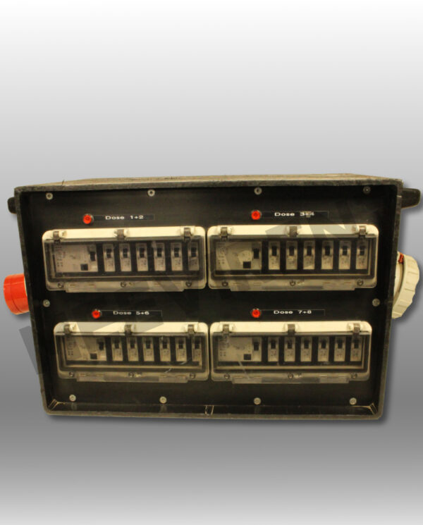 Verteiler CEE 125A auf 1x CEE 125A, 8x CEE 32A, 1x PE-Dinse – Bild 4