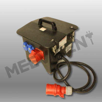 Verteiler CEE 32A auf 1x CEE 32A, 2x CEE 16A, 6x Schuko Sammel RCD, Typ M