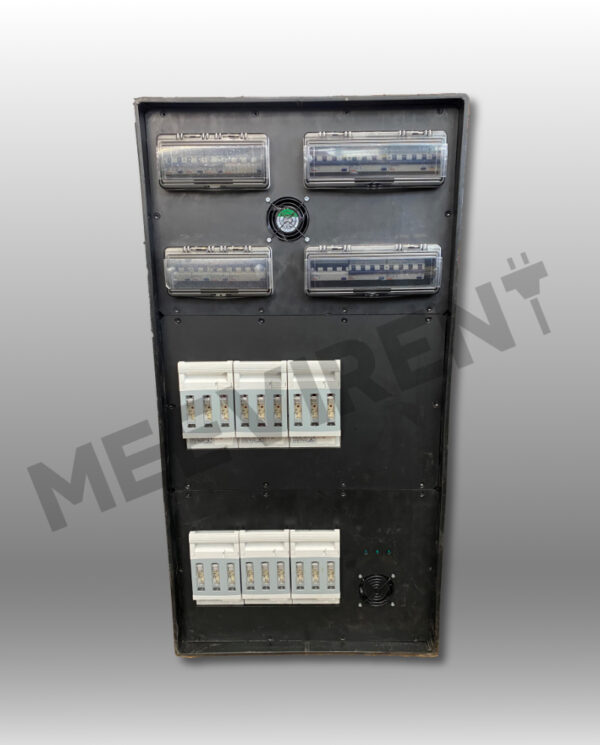 Verteiler Powerlock 400A auf 3x CEE 125A, 3x CEE 63A, 4x CEE 32A, 4x CEE 16A, 6x Schuko, 1x cPot, 1x PE-Dinse – Bild 4