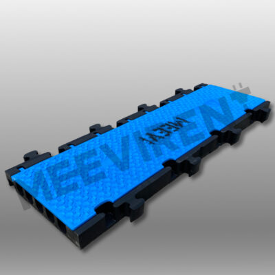 Kabelbrücke Midi 5 2D (schwarz/blau) 5 Kanäle Rollstuhlrampe Mittelstück