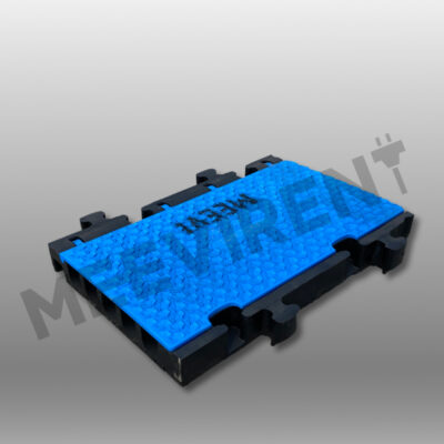 Kabelbrücke Midi 5 2D (schwarz/blau) 5 Kanäle Rollstuhlrampe Mittelstück - halbe Version (PAAR)