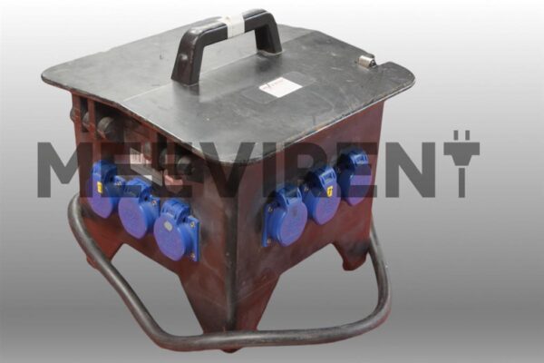 Verteiler CEE 32A auf 2x CEE 16A, 6x Schuko Sammel RCD – Bild 4