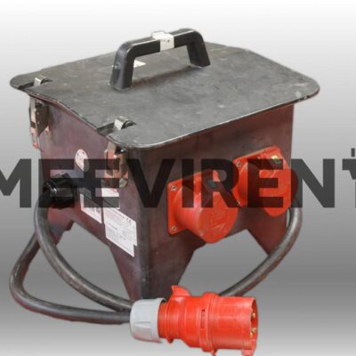 Verteiler CEE 32A auf 2x CEE 16A, 6x Schuko Sammel RCD