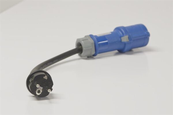Kabeladapter CEE  16A 3-pol (fm) (Caravan) auf Schuko (m) – Bild 4