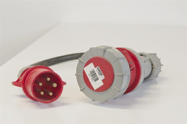 Kabeladapter CEE  32A (m) auf CEE 63A (fm)