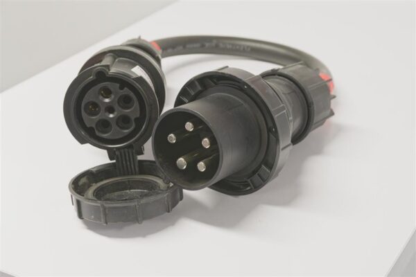 Kabeladapter CEE 125 A (m) auf CEE 63A (fm)
