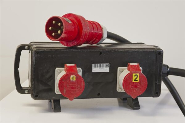 Verteiler CEE  63A auf 2x CEE 32A mit Sicherung und Einzel-Fi – Bild 5