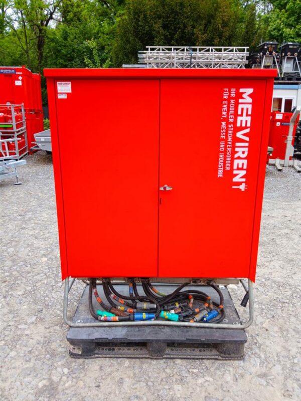 Verteiler (Stahlgehäuse) 400A, Powerlock 400A auf 1x Klemmstelle M10, 2x CEE 125A, 2x CEE 63A, 6x CEE 32A, 12x Schuko – Bild 5