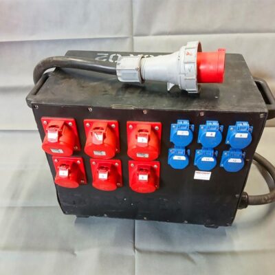 Verteiler CEE 63A auf 3x CEE 32A, 3x CEE 16A, 6x Schuko