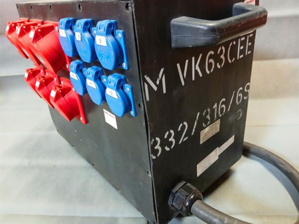 Verteiler CEE 63A auf 3x CEE 32A, 3x CEE 16A, 6x Schuko – Bild 4