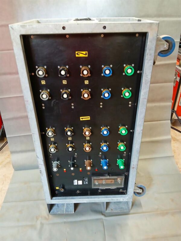 Verteiler Powerlock 630A auf 4x Powerlock 400A, 1x PE-Dinse