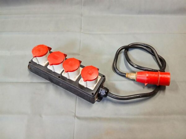 Verteiler CEE 32A auf 4x CEE 32A – Bild 4