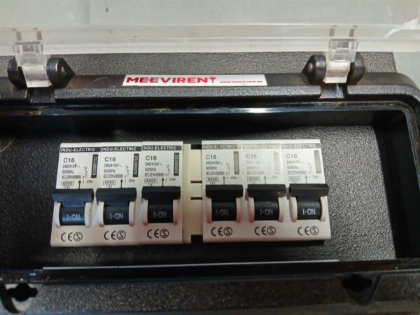 Verteiler CEE 32A auf 2x CEE 16A, 6x Schuko – Bild 5