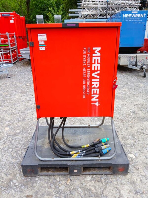 Verteiler (Stahlgehäuse) 160A, Powerlock 315A auf 9x CEE 32A, 6x Schuko, 1x PE-Dinse – Bild 5