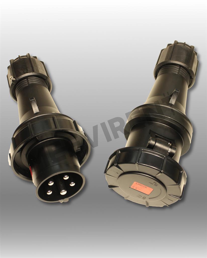 CEE 63A Kabel, 5-pol, 5x16mm2, 2,0 Meter