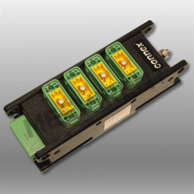 Connex cPot Verteiler, 4-fach (m), mit PE-Klemme