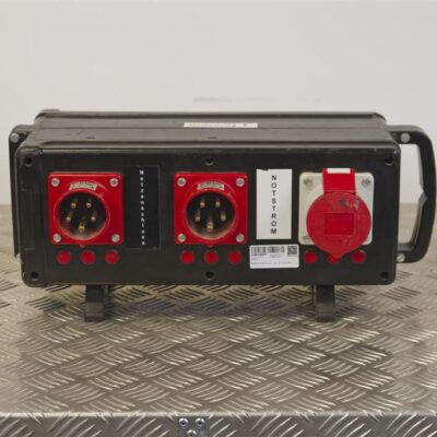 Verteiler 2x CEE  16A auf 1x CEE 16A, Notumschalter