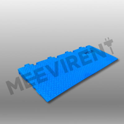 Kabelbrücke Midi 5 2D (schwarz/blau) Rollstuhlrampe Seitenteil (PAAR)