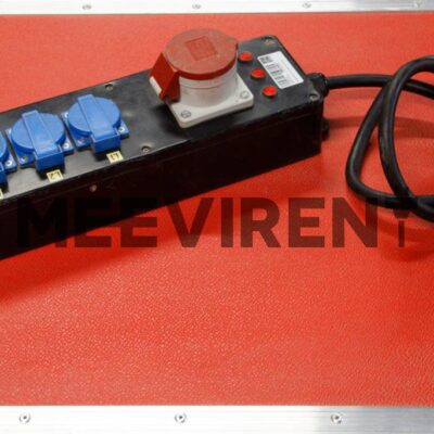 Verteiler CEE 16A auf 1x CEE 16A, 3x Schuko