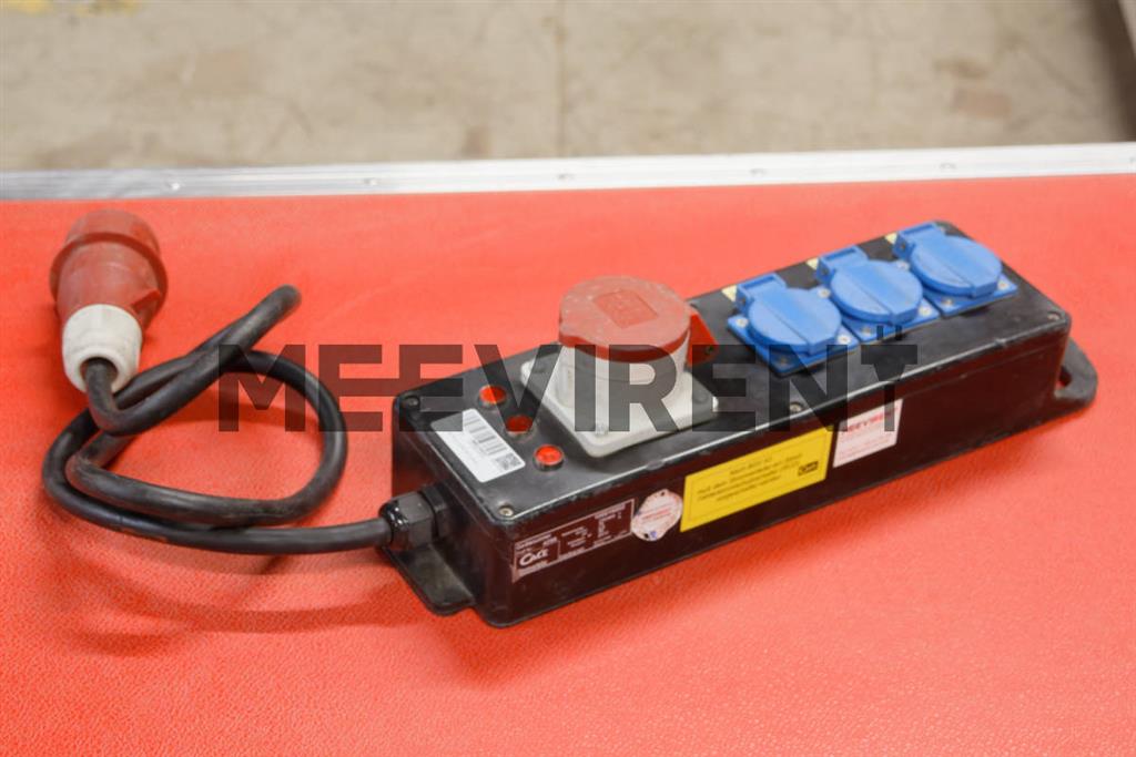 Verteiler CEE 16A auf 1x CEE 16A, 3x Schuko – Bild 5