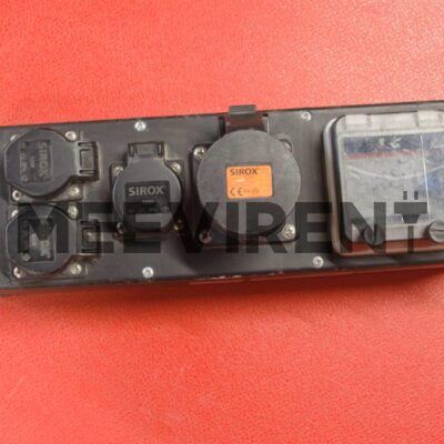 Verteiler CEE 16A auf 1x CEE 16A, 3x Schuko Sammel RCD