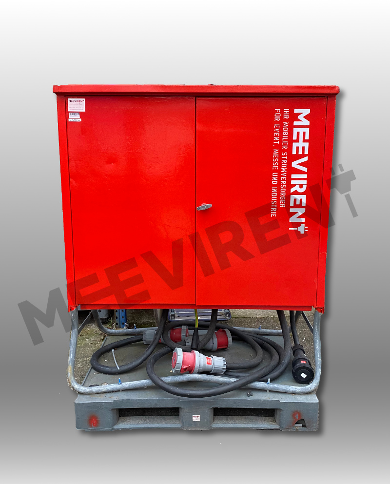 Verteiler (Stahlgehäuse) 400A, Trenner NH3/M12 auf 1x Klemmstelle, 2x Klemmstelle, 2x Klemmstelle