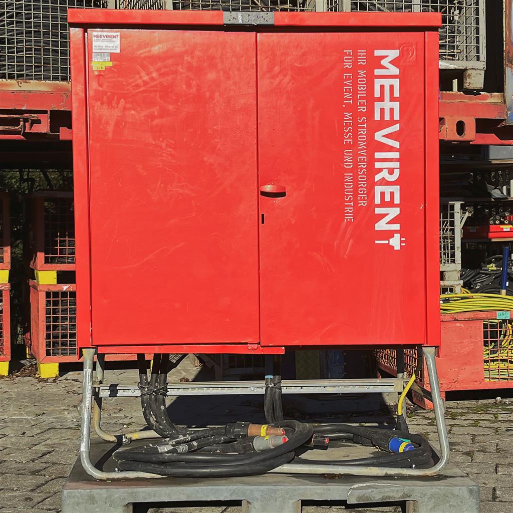 Verteiler (Stahlgehäuse) 400A, Powerlock 400A auf 1x CEE 125A, 2x CEE 63A, 4x CEE 32A, 4x CEE 16A, 6x Schuko, 1x PE-Dinse – Bild 4