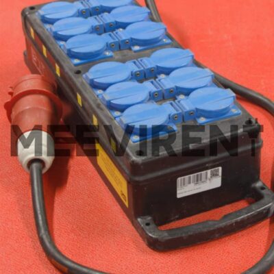 Verteiler CEE 16A auf 12x Schuko
