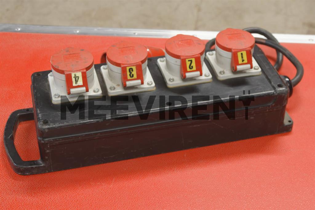 Verteiler CEE 16A auf 4x CEE 16A