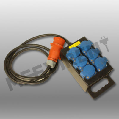 Verteiler CEE 16A auf 6x Schuko