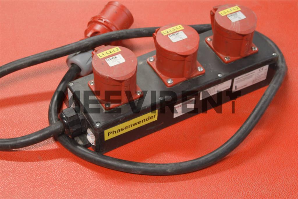 Verteiler CEE 32A auf 3x CEE 32A, Phasenwender – Bild 5