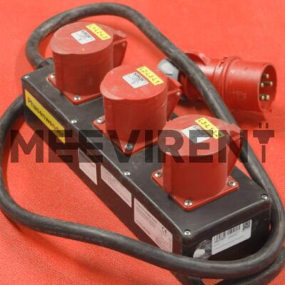 Verteiler CEE 32A auf 3x CEE 32A, Phasenwender