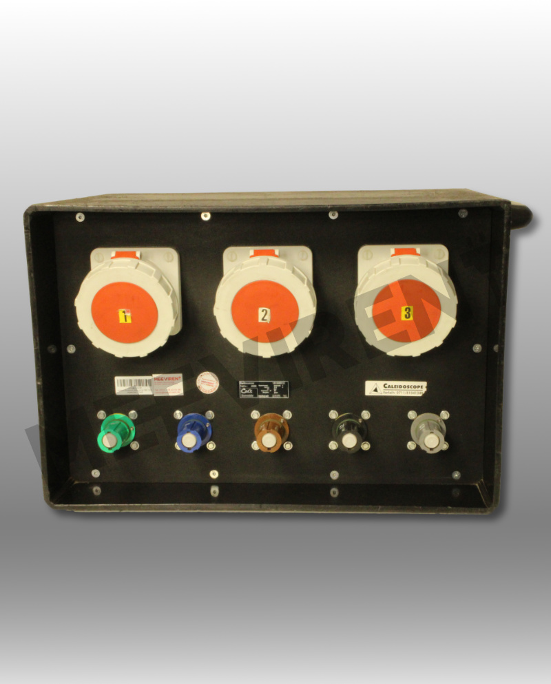 Verteiler Powerlock 400A auf 3x CEE 125A, 1x Schuko, 1x PE-Dinse – Bild 4