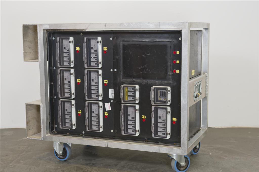 Verteiler Powerlock 400A auf 1x Powerlock 400A, 8x CEE 63A, 1x PE-Dinse – Bild 4