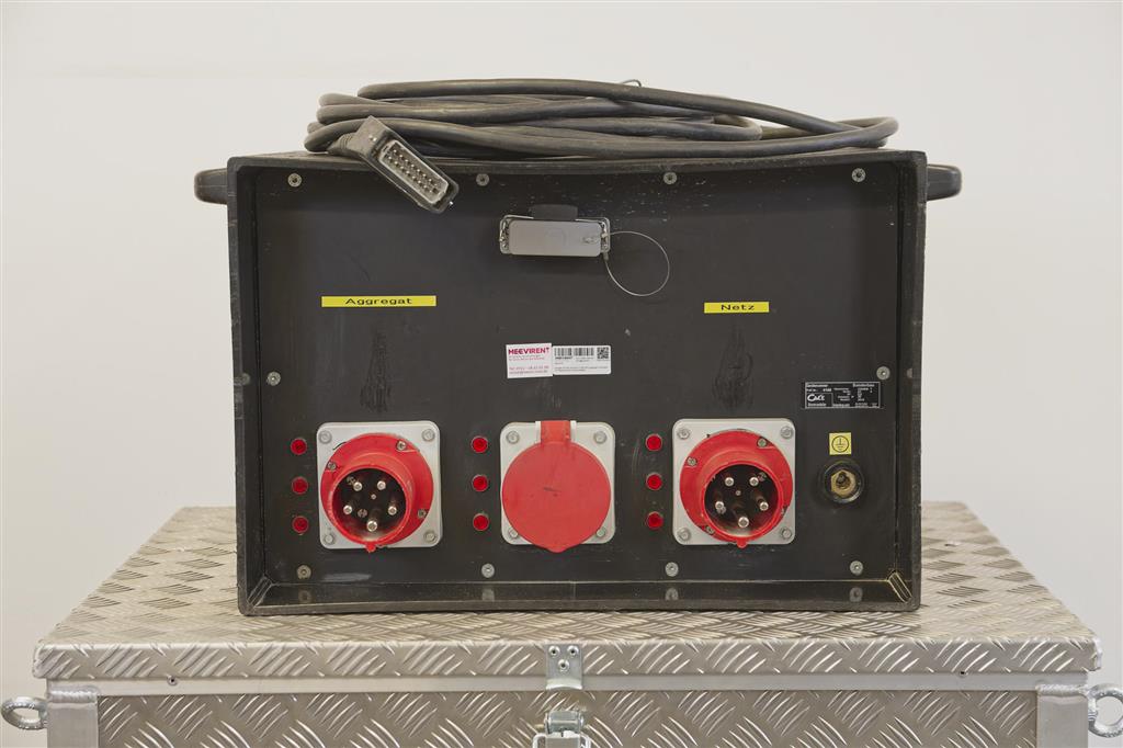 Verteiler 2x CEE 63A auf 1x CEE 63A Aggregat Umschalter mit Steuerung und Steuerkabel – Bild 6
