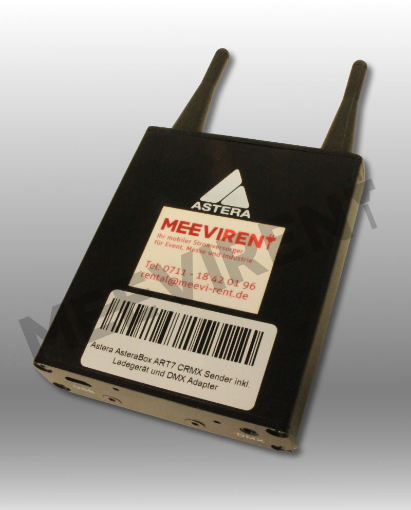 Astera AsteraBox ART7 CRMX Sender inkl. Ladegerät und DMX Adapter