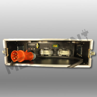 Verteiler 19" CEE  32A auf 2x Harting (HB)