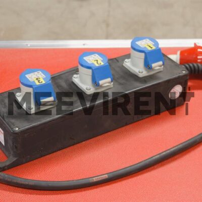 Verteiler CEE 16A auf 3x CEE 16A 3-pol