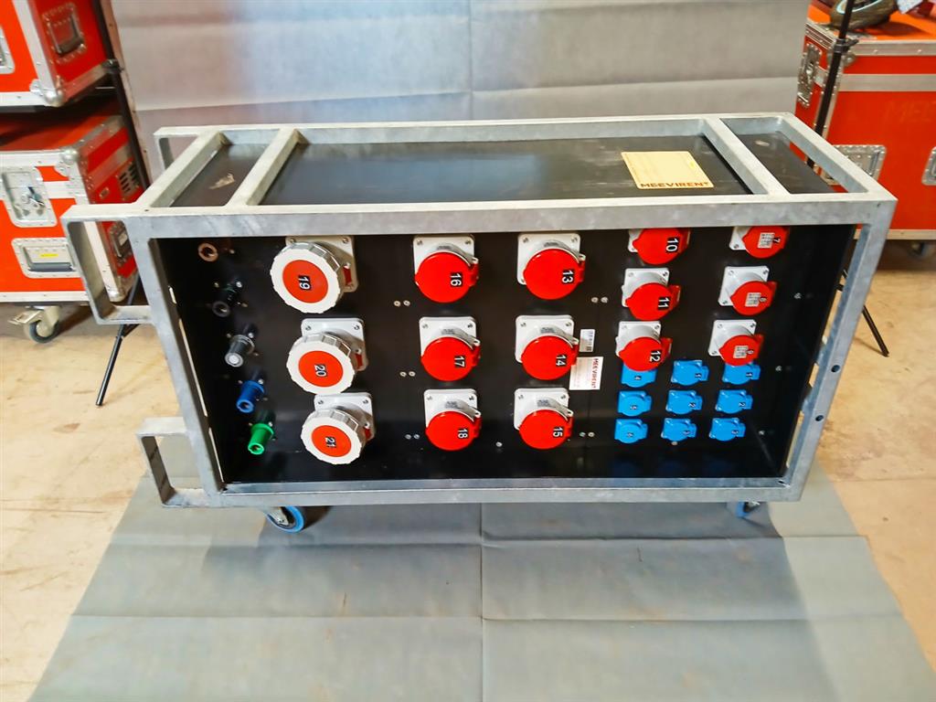 Verteiler Powerlock 400A auf 3x CEE 125A, 6x CEE 63A, 3x CEE 32A, 3x CEE 16A, 3x Schuko, 6x Schuko, 1x PE-Dinse – Bild 5