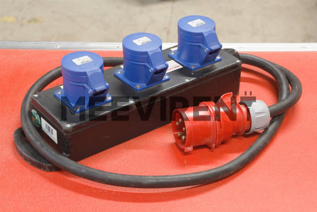 Verteiler CEE 32A auf 3x CEE 32A 3-pol – Bild 5